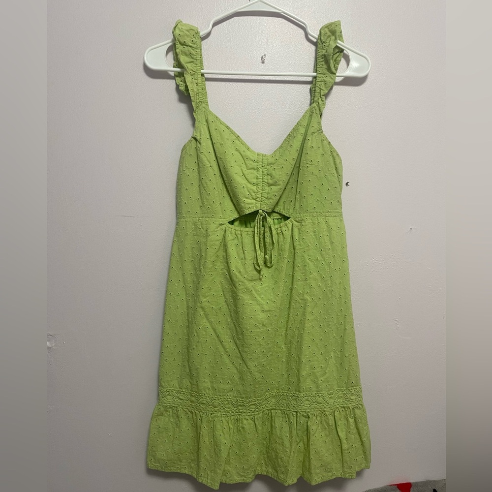 Spoiled Lime Green Kids Dress